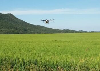 Uso de drones na pulverização