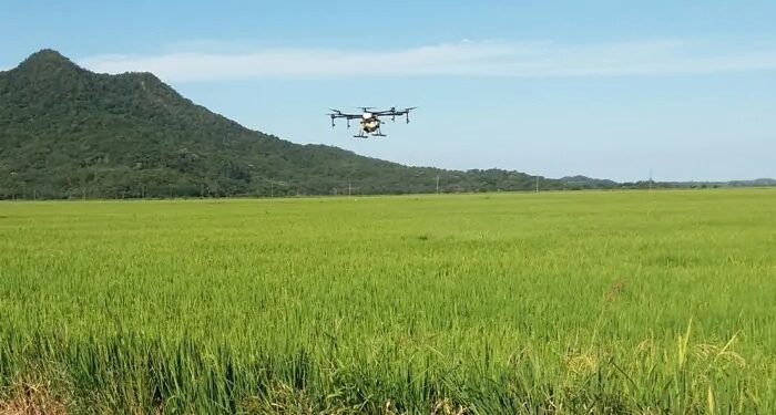 Uso de drones na pulverização