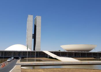 O Congresso Nacional, em Brasília. Foto: Lucas Martins / InfoEscola.com