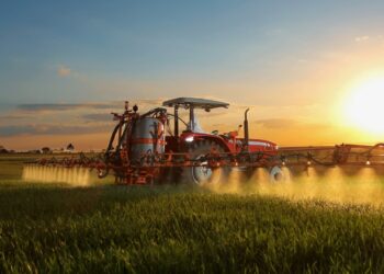 Pulverizador programado para a precisão