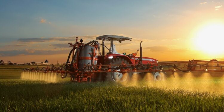 Pulverizador programado para a precisão