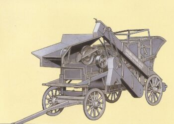 A fantástica evolução das colheitadeiras